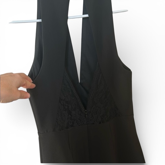 Express Black Sleeveless cocktail Dress - lace back - Picture 4 of 7